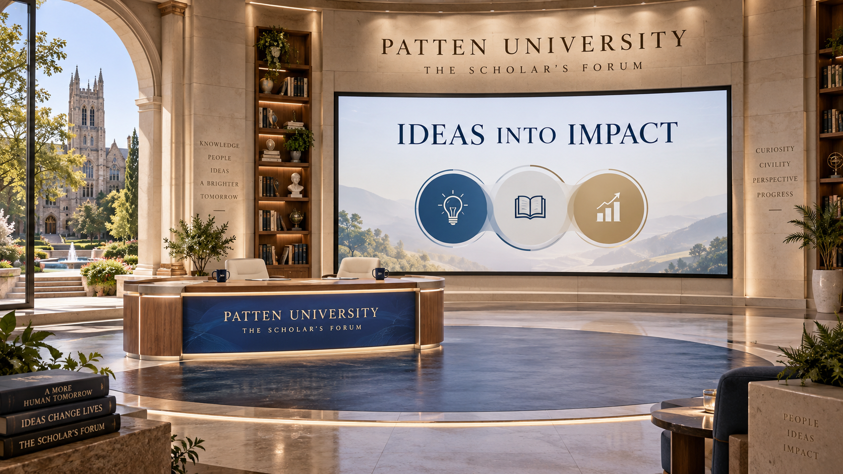 Patten Digital Lecture Hall environment